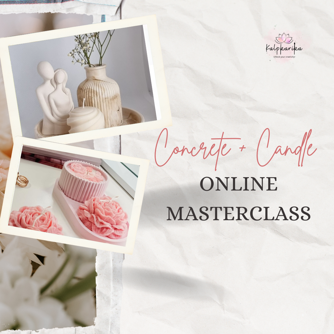 Concrete Art with Candle Making - 2 Day Masterclass