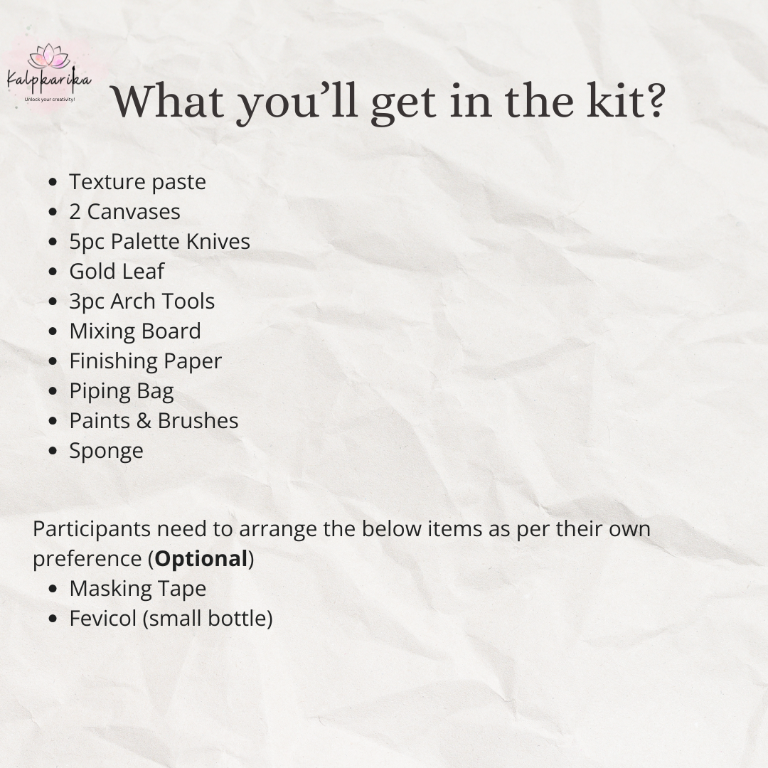 Textured Art - Workshop (Upcoming)