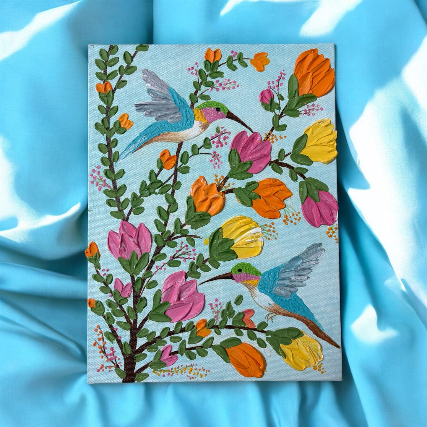 Impasto Painting - Birds and Florals (Recorded)