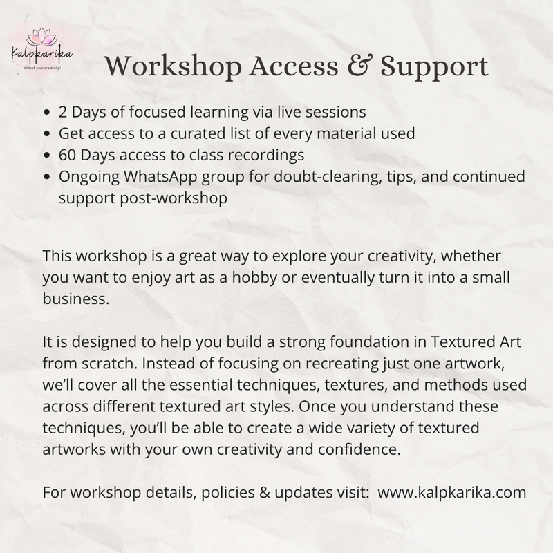 Textured Art Workshop