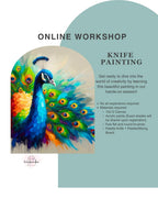 Knife Painting - Peacock Art (Recorded)