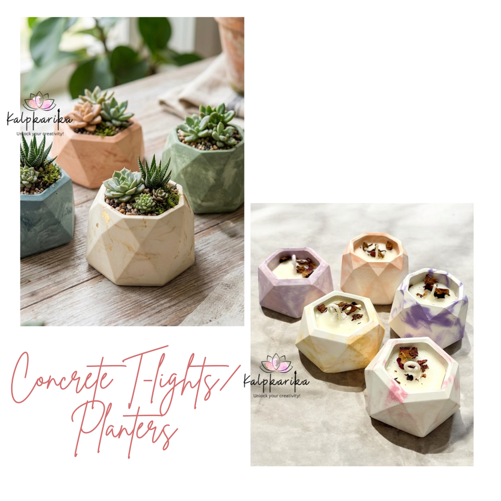 Concrete Art with Candle Making - Masterclass