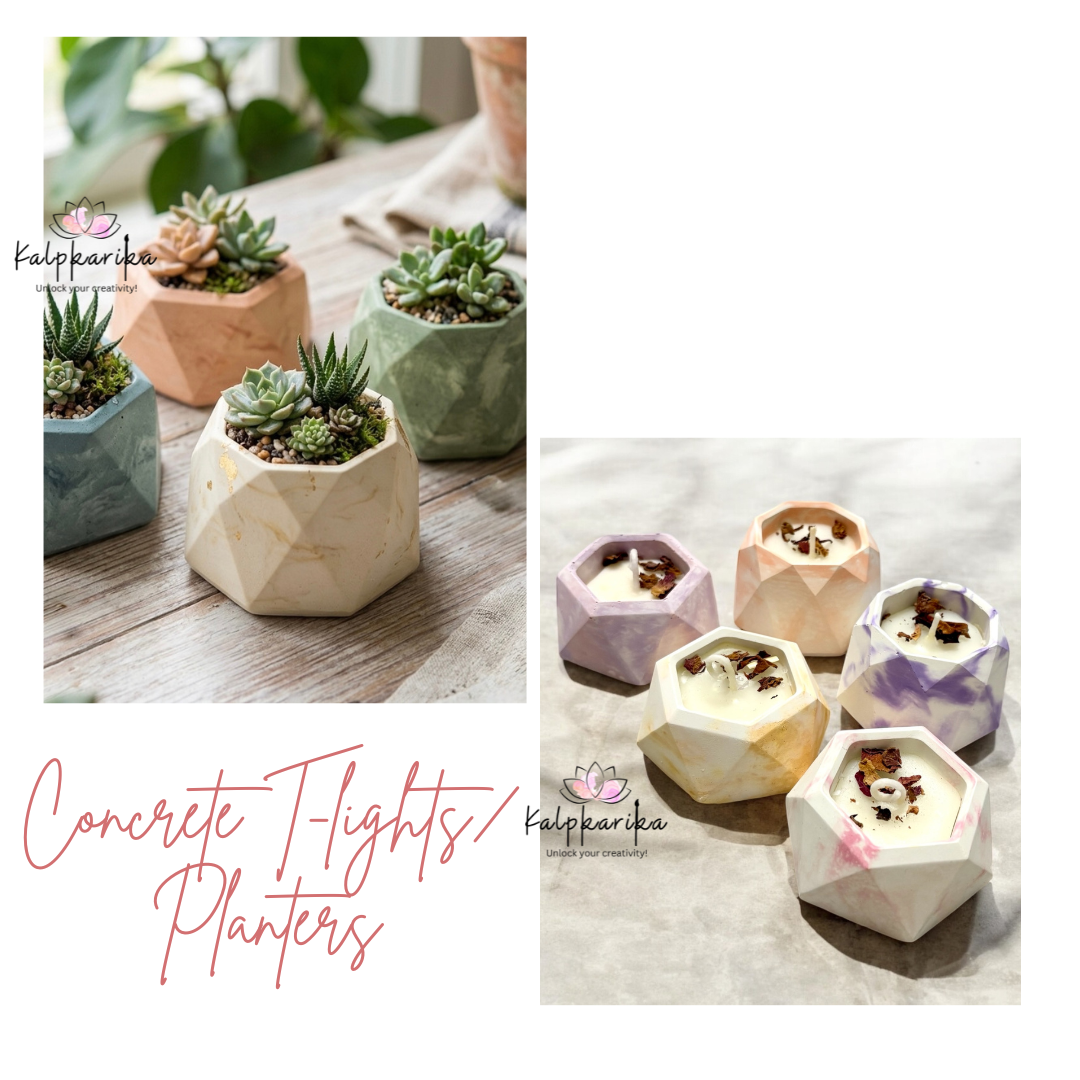 Concrete Art with Candle Making - Masterclass