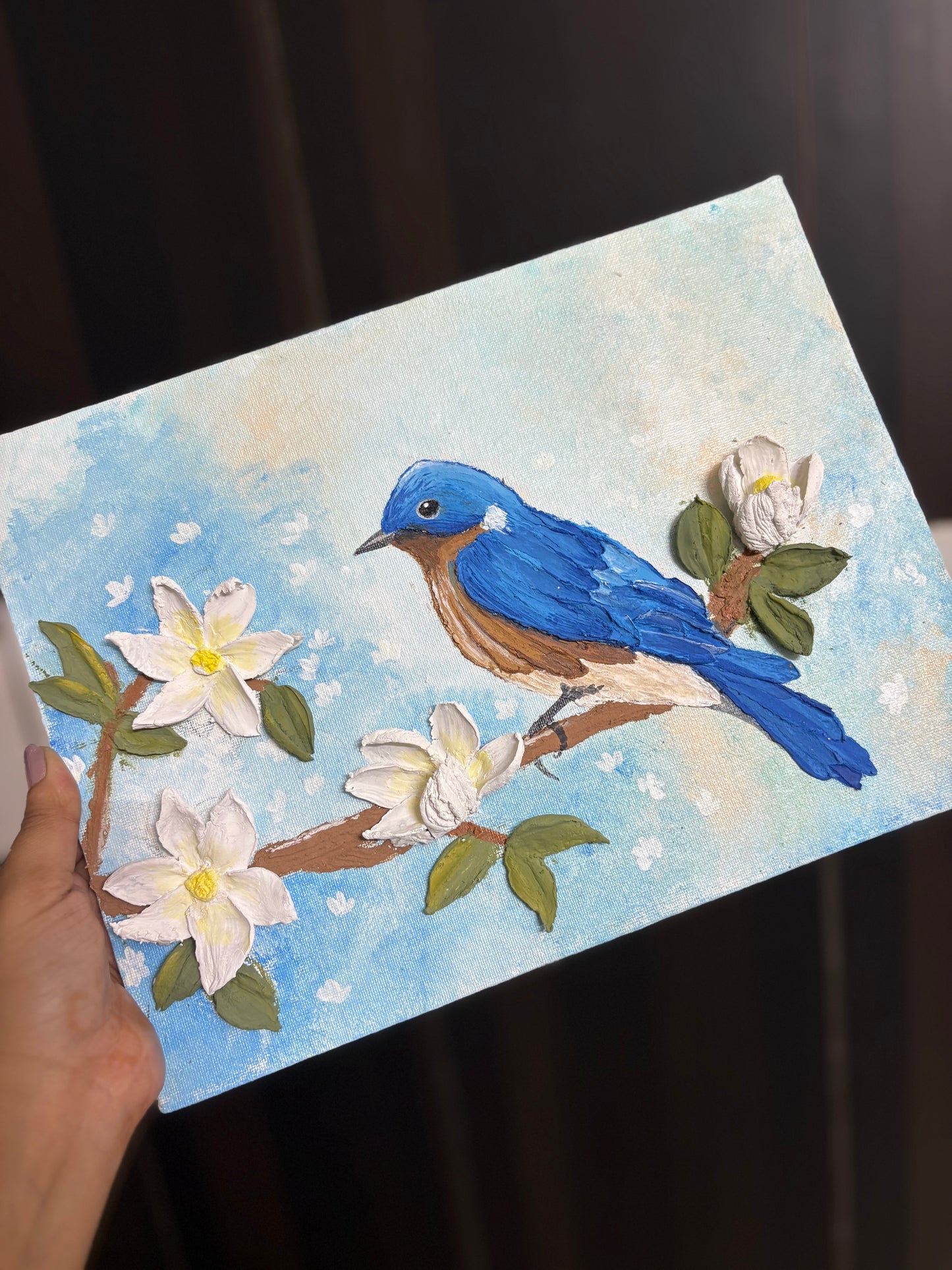 Sculpture Painting - Eastern Bluebird (Recorded)