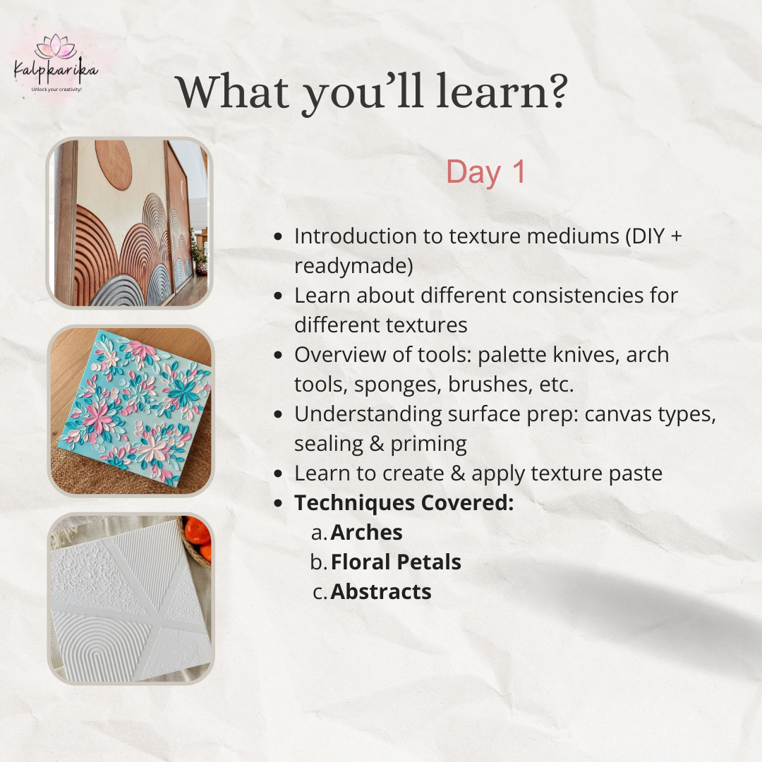 Textured Art - Workshop