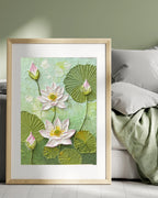 Textured Painting - Lotus Pond (Recorded)