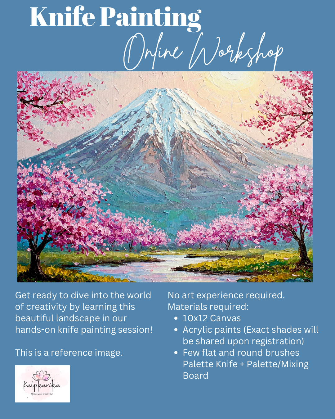 Knife Painting - Mt. Fuji (Recorded)