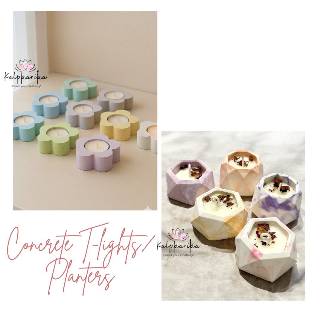 Concrete Art with Candle Making - Masterclass